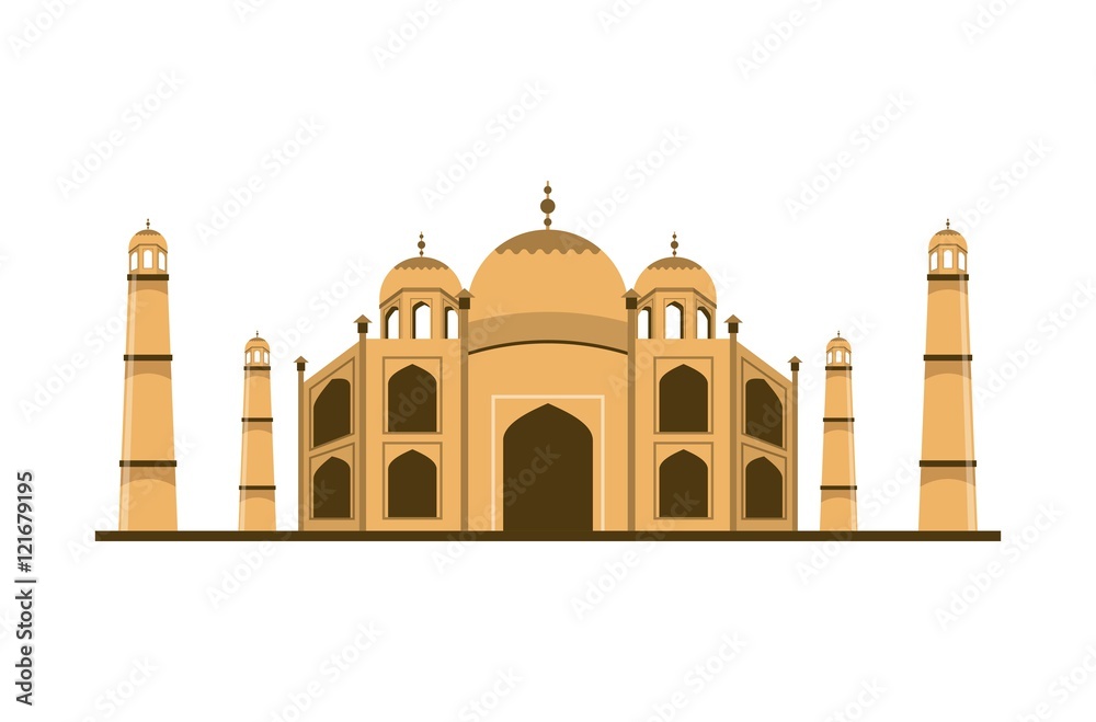 india culture travel icon vector illustration design