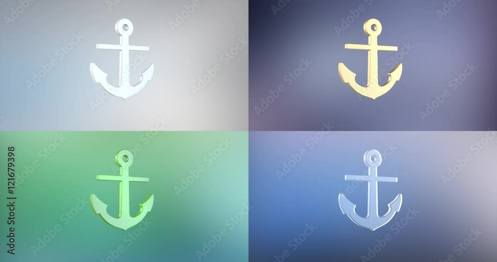 Animated Sea Anchor 3d Icon Loop Modules for edit with alpha matte
Animated Sea Anchor 3d Icon Loop Modules for edit with alpha matte