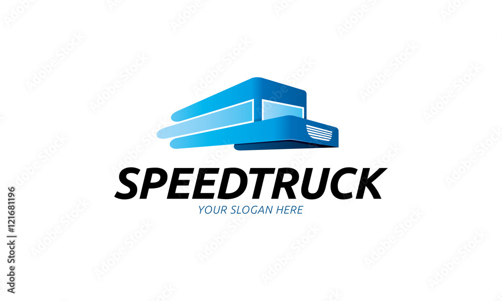 Fototapeta premium Speed Truck Logo 