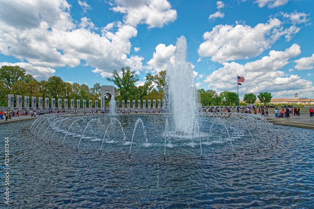 Fototapeta premium National World War II Memorial in Washington DC