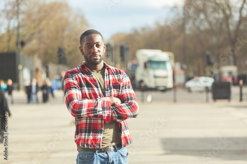 Photography Young black man portrait in London