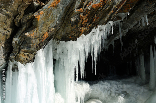 Melting glaciers. global warming. Used toning of the photo. 