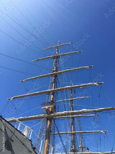 Old Sailing Ship Masts