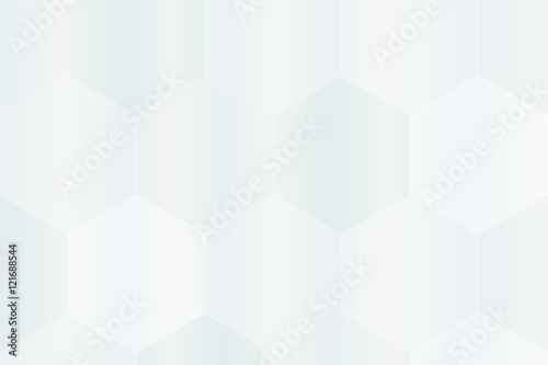 fantasy hexagons on a white gold color background. vector.