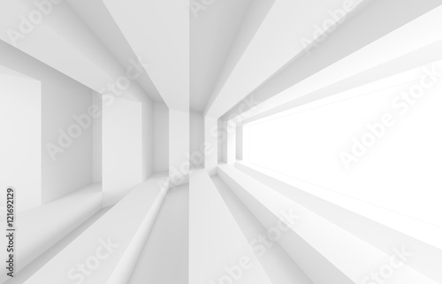 White Abstract Architecture Background