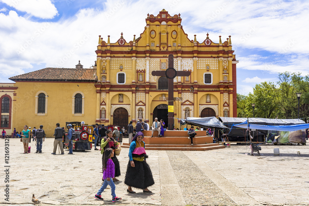 Obraz premium Katedra San Cristobal de la Casas