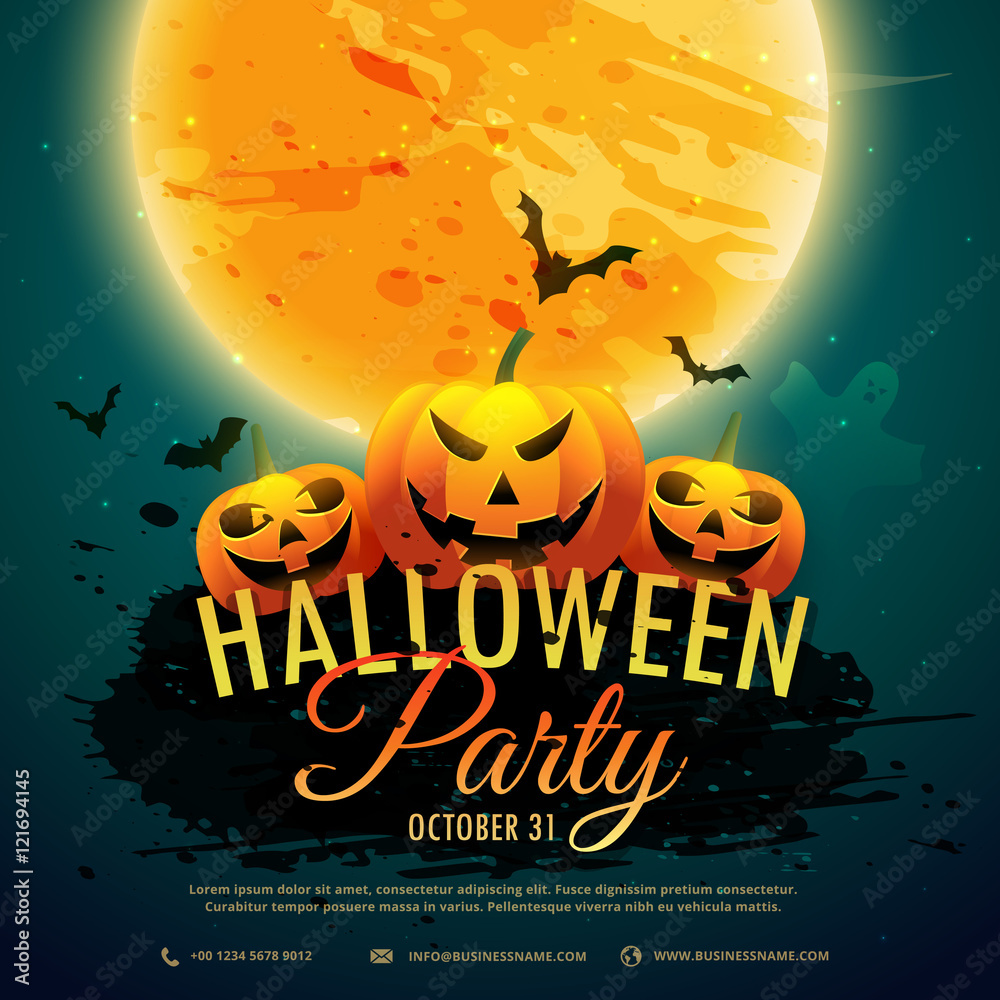 halloween festival party background halloween festival party background