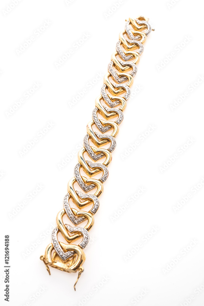 Naklejka premium Gold bracelet