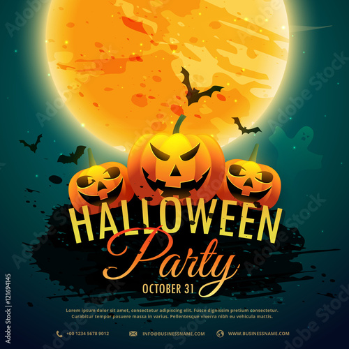 halloween festival party background