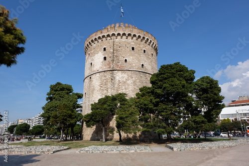 The white Tower of Thessaloniki