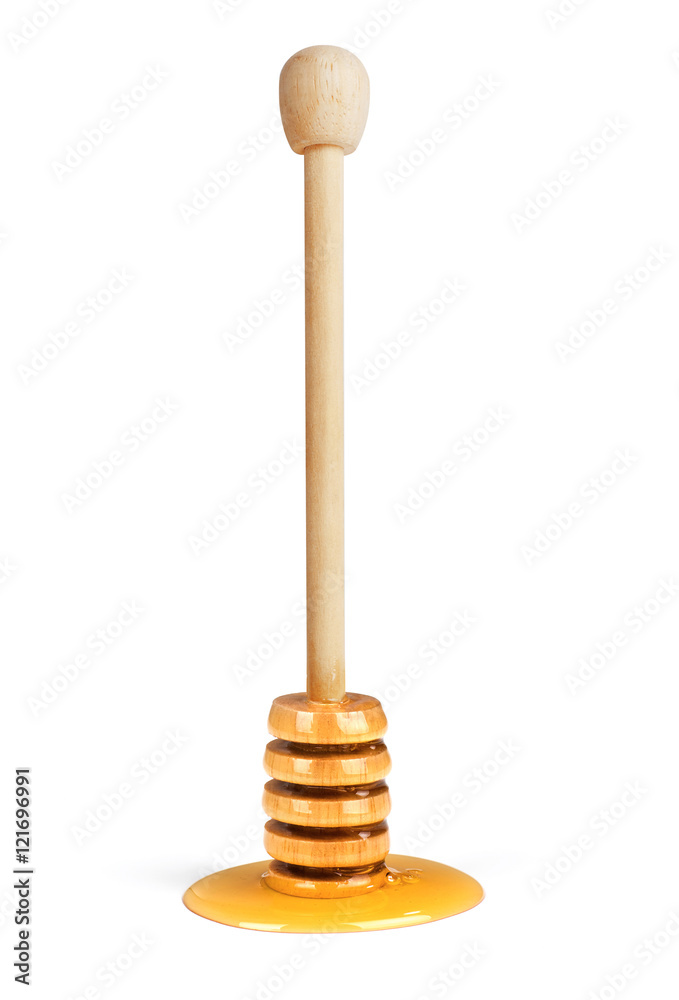 Honey dipper isolated Honey dipper isolated