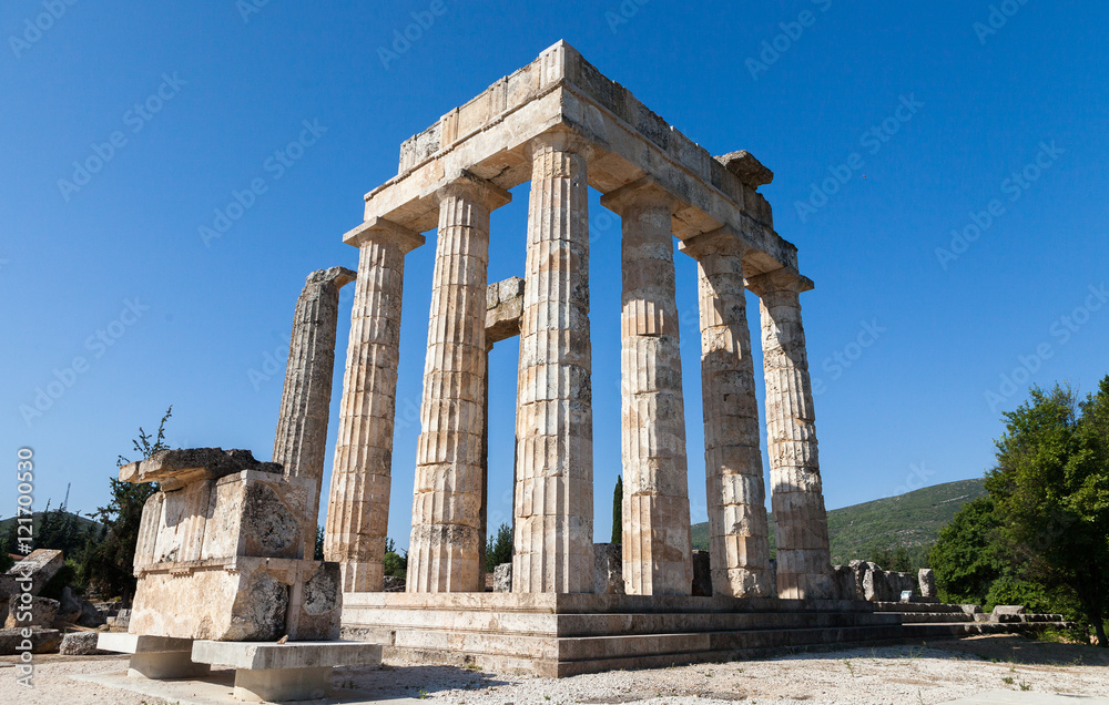 Temple de Zeus néméen, grèce antique