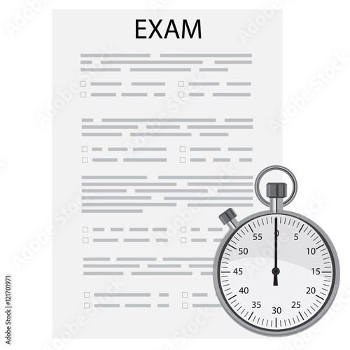 Exam vector icon