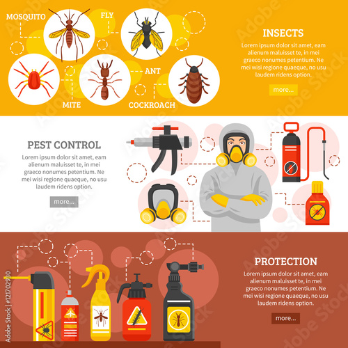 Pest Control Horizontal Banners
