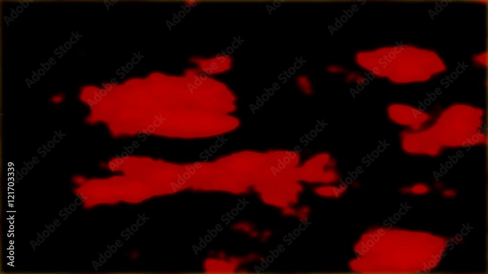 macchie di sangue in movimento