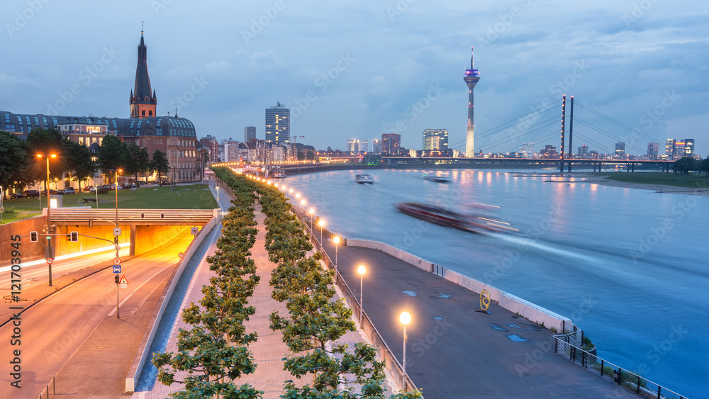 Düsseldorf Skyline Panorama