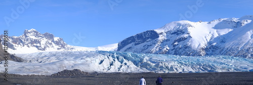panorama glacier at Iceland
