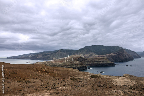 Madeira island landscape Ponte de Sao Lourenco, Portugal