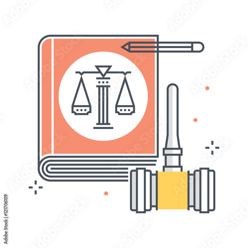 Law book illustration