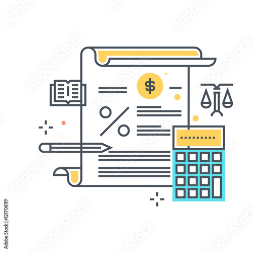 Tax law illustration