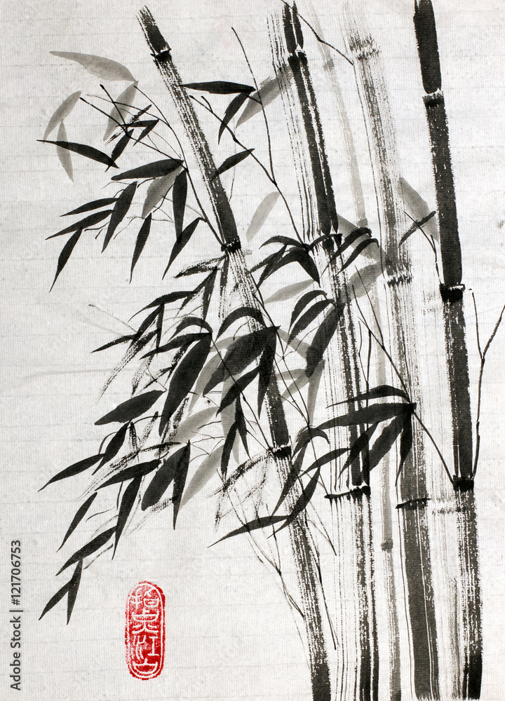 Fototapeta bambus to symbol długowieczności i dobrobytu