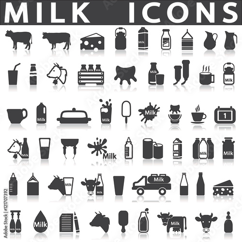 Milk icons