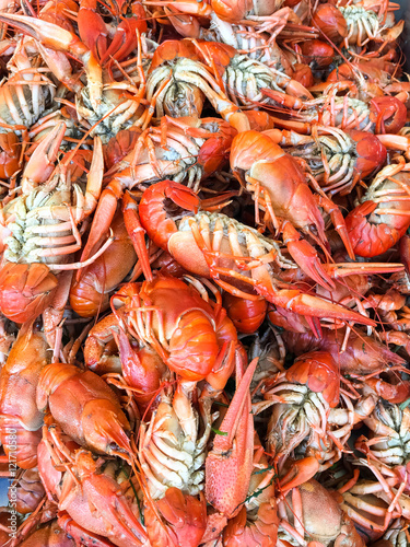 Lobsters For Sale In Fish Market