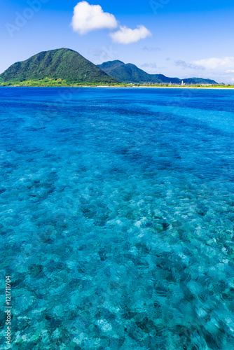 Sea, landscape. Okinawa, Japan, Asia. 