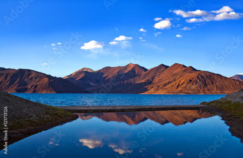 Pangong Tso Lake in Ladakh, India