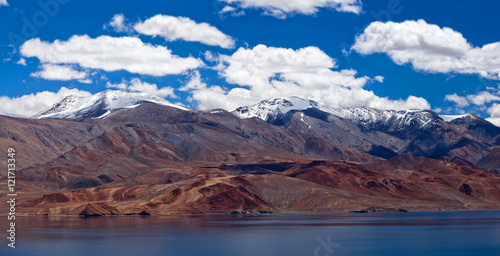 Tso Moriri Lake in Ladakh, Jammu and Kashmir, India