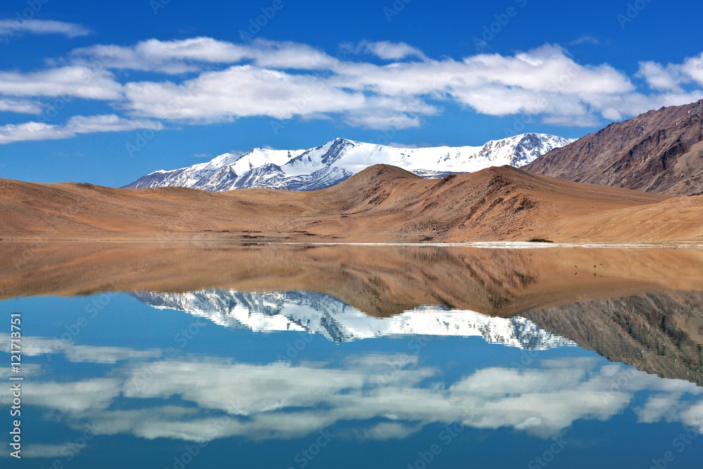 Thatsang Karu lake in Ladakh, Jammu and Kashmir State, India