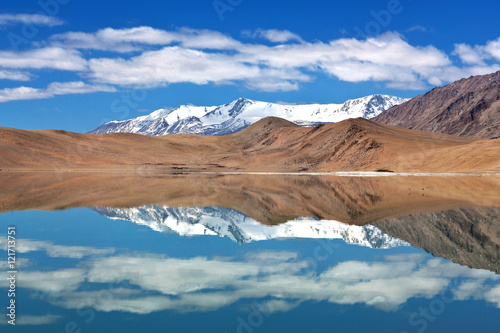 Thatsang Karu lake in Ladakh, Jammu and Kashmir State, India photo