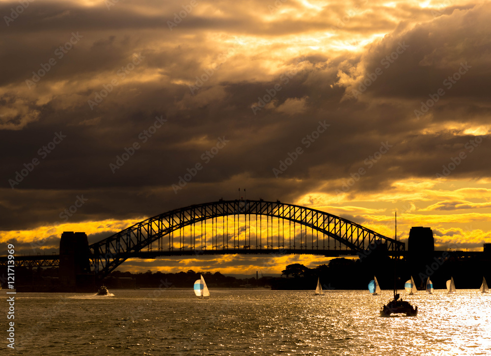 Naklejka premium Tabacco bridge