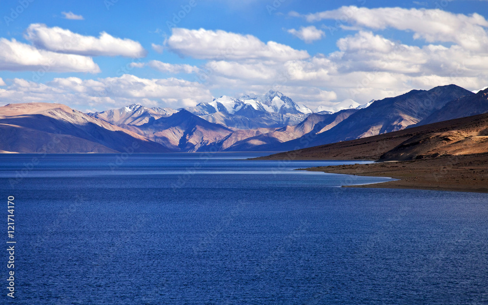 Tso Moriri lake in Ladakh, India