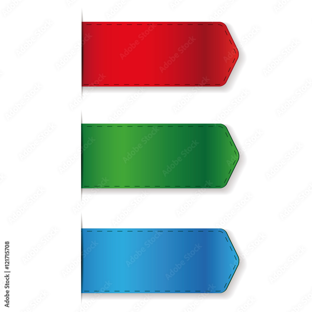 Ribbon set - bookmark vector Ribbon set - bookmark vector