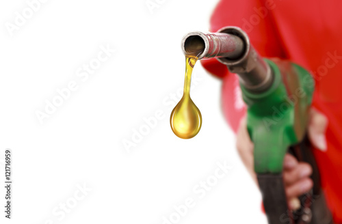 Fotografia, Obraz Gasoline Fuel Nozzle