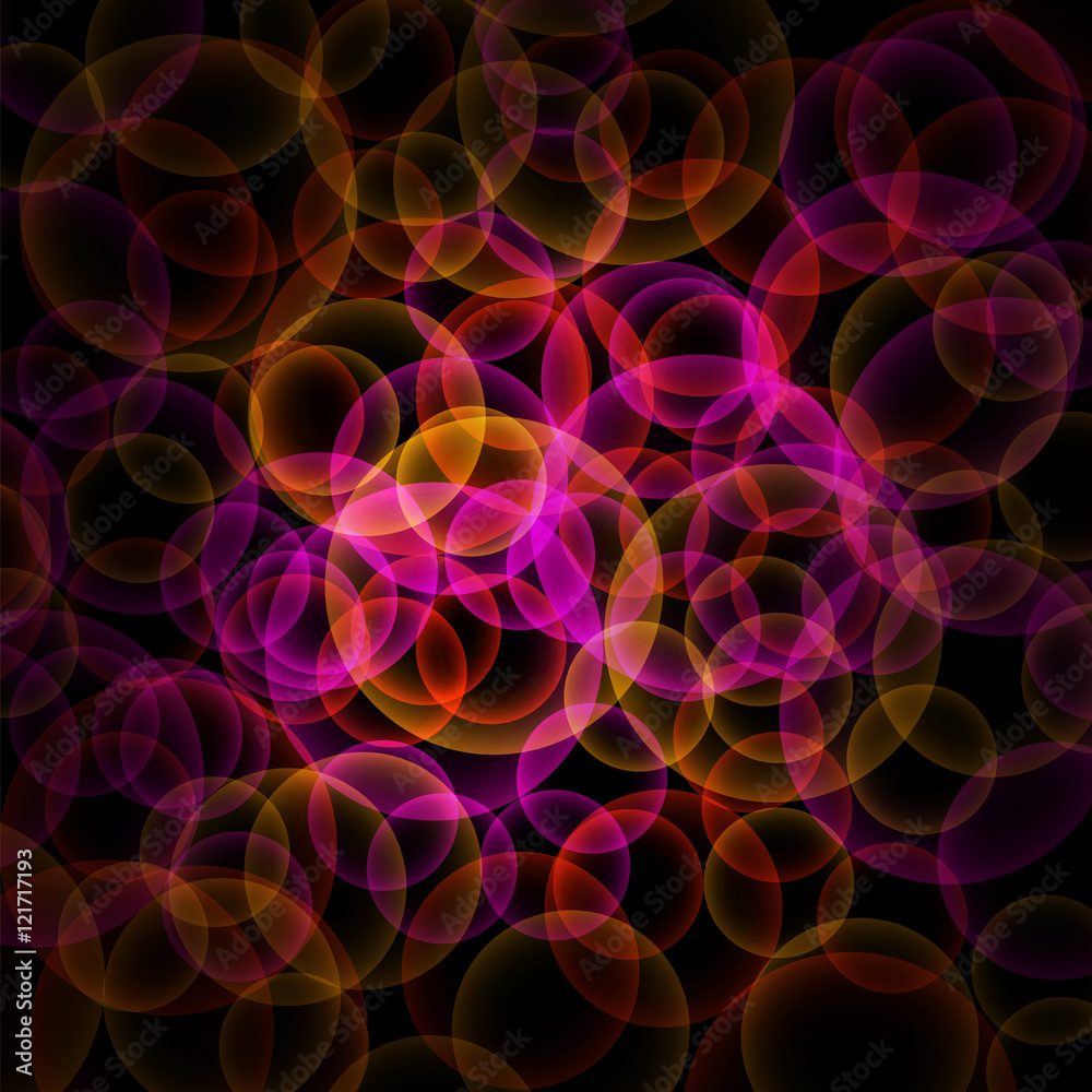 abstract vector glowing background with bright circles abstract vector glowing background with bright circles