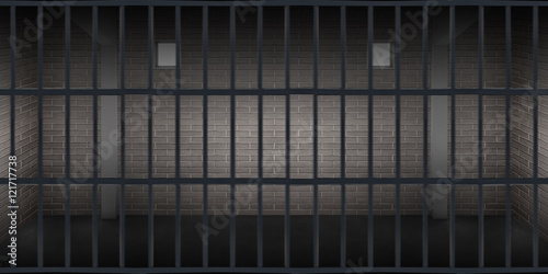 Locked prison, Dark atmosphere