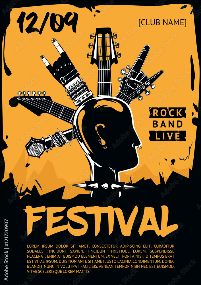 rock music poster