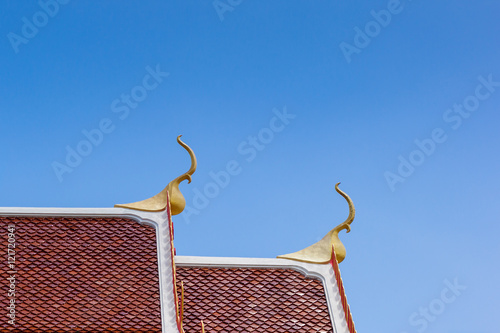 roof church at Thai temple