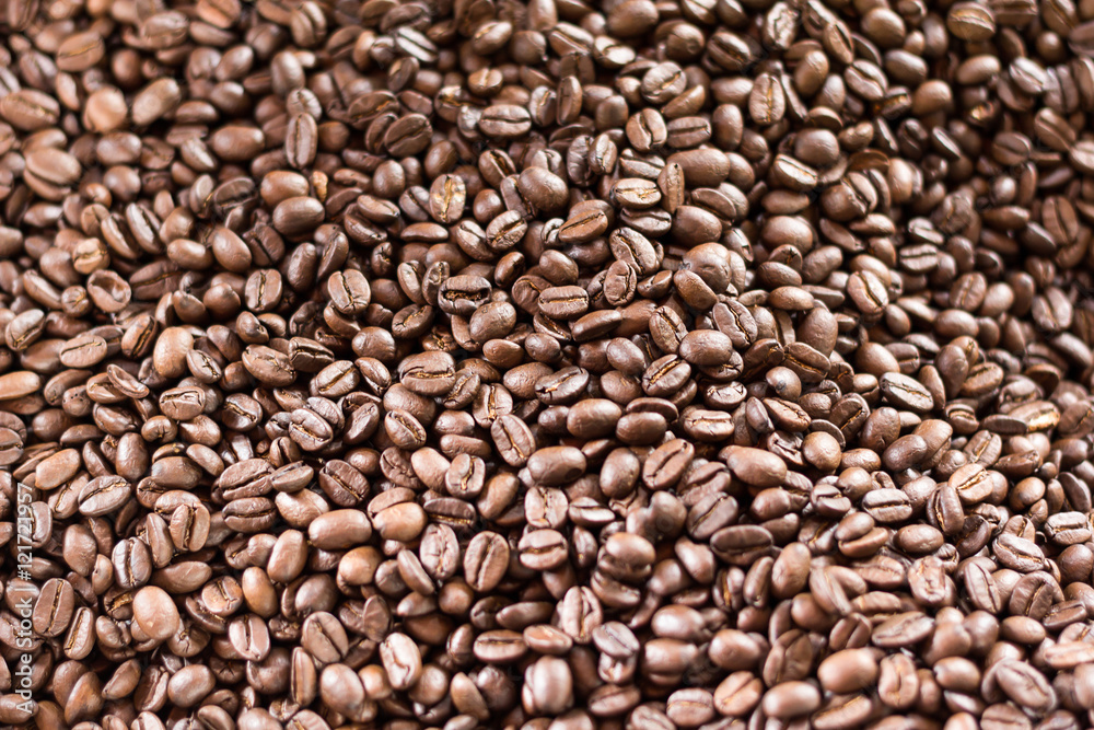 roasted coffee bean background and texture roasted coffee bean background and texture
