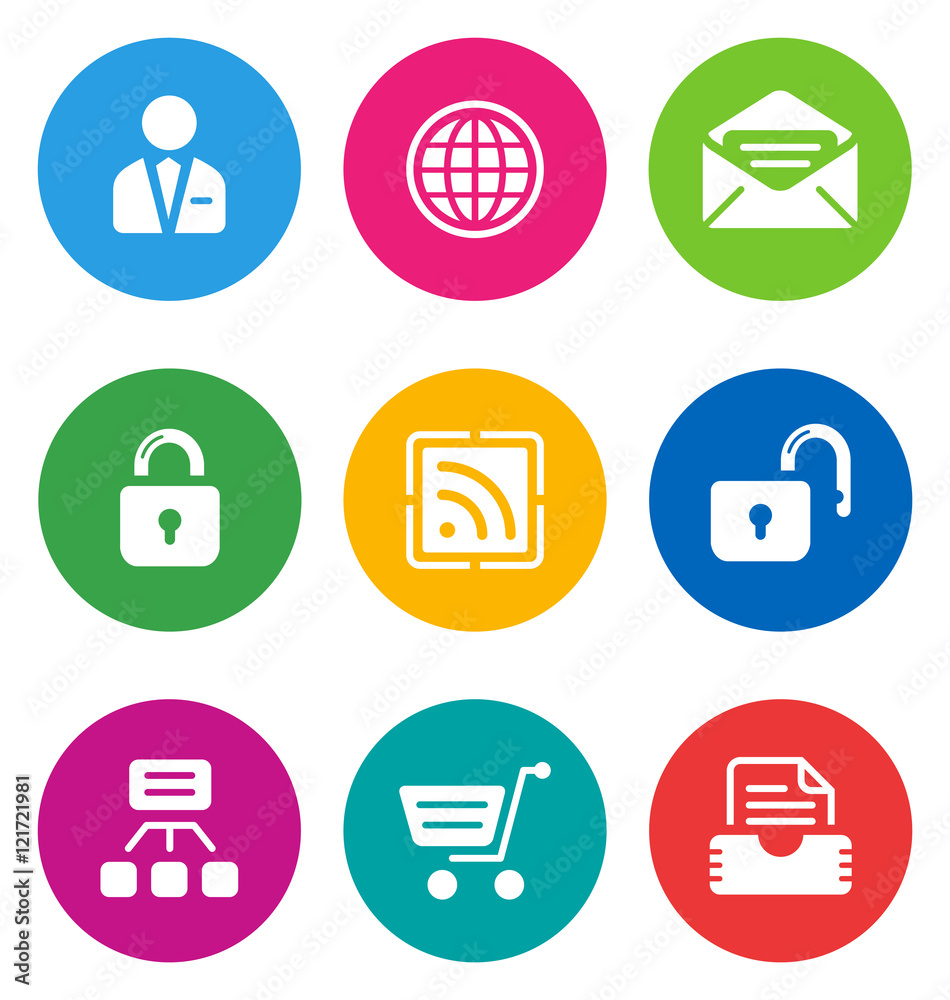 color web icons color web icons