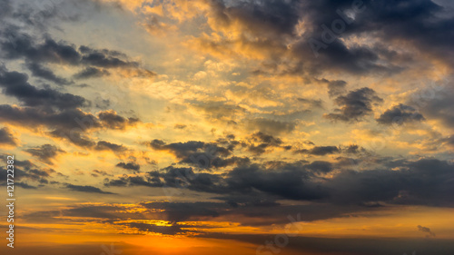 Beautiful sunset sky © DZiegler