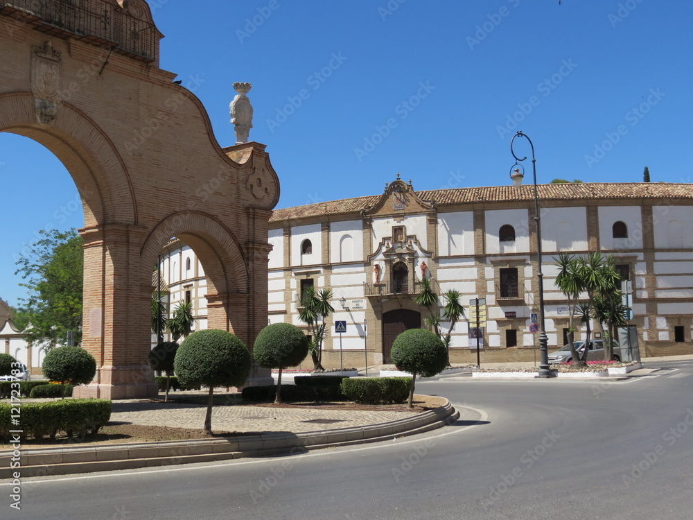 Espagne - Andalousie - Antequera - Place de la constitution