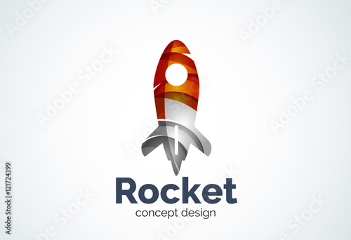 Rocket logo template