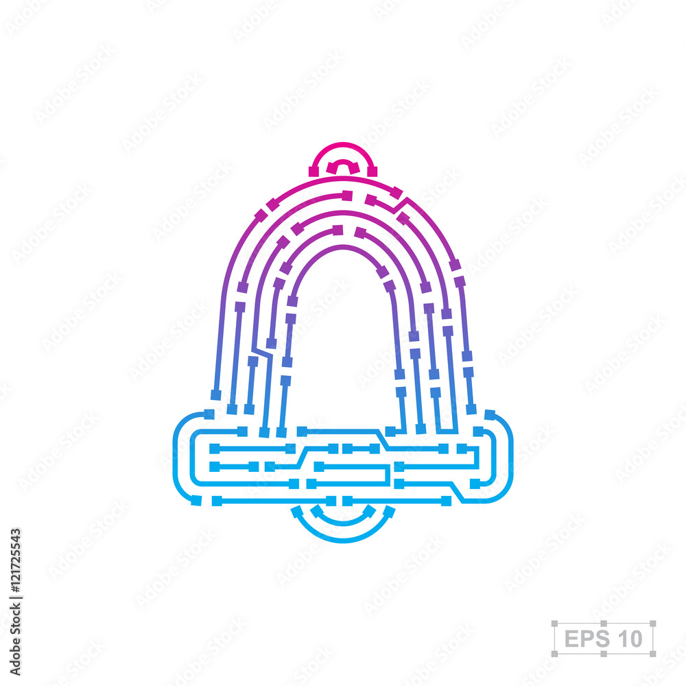 Abstract logo design template,Technology abstract dot connection Abstract logo design template,Technology abstract dot connection