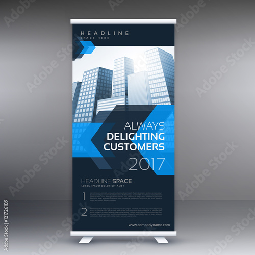 business presentation roll up banner