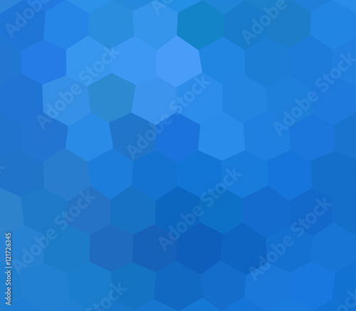 Blue color geometric rumpled background. Low poly style gradient illustration. Graphic background.