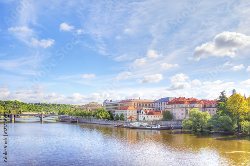 River Vltava. Prague