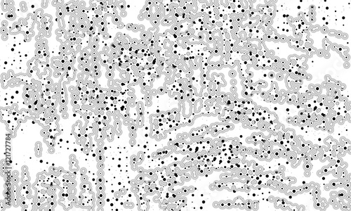 Vector abstract background with dots and lines